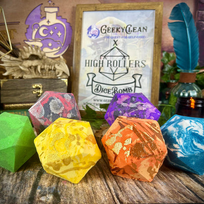 High Rollers Altheya bath collection by GeekyClean