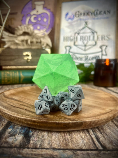 DiceBomb™ & Bath Bomb Rocks Set | High Rollers Offical Altheya: The Dragon Empire Collection