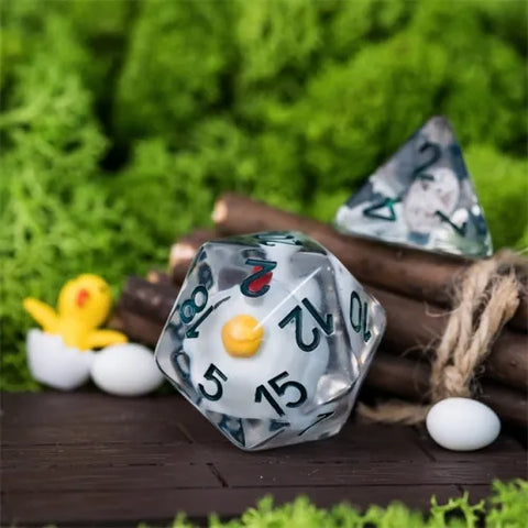 Roll and Roost | Limited Spring Giant Dice Bath Bomb with Chicken Dice Set