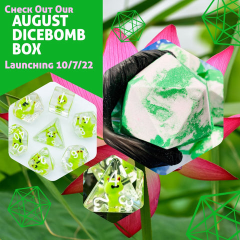 DiceBomb™ Monthly Subscription Box – Premium Dice Bath Bomb