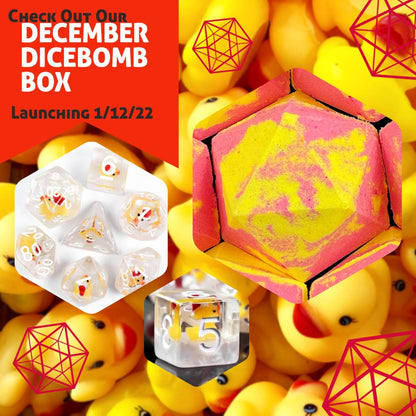 DiceBomb™ Monthly Subscription Box – Premium Dice Bath Bomb