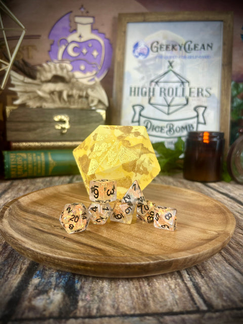 Official Altheya: The Dragon Empire DiceBomb™ Collection | DiceBomb™ Dice Set Inside | Scented Bath Bombs | Offical Altheya: The Dragon Empire Collection