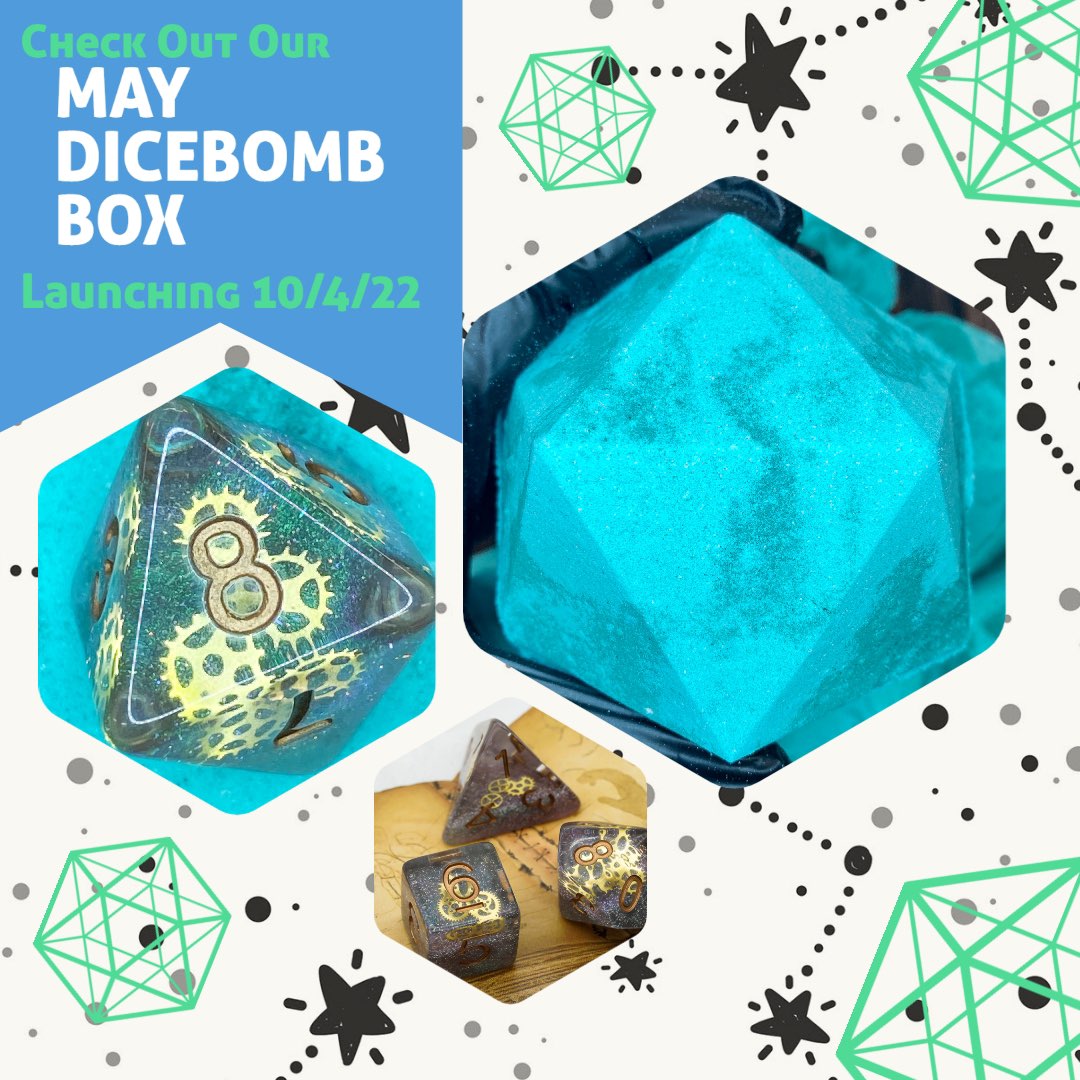DiceBomb™ Monthly Subscription Box – Premium Dice Bath Bomb
