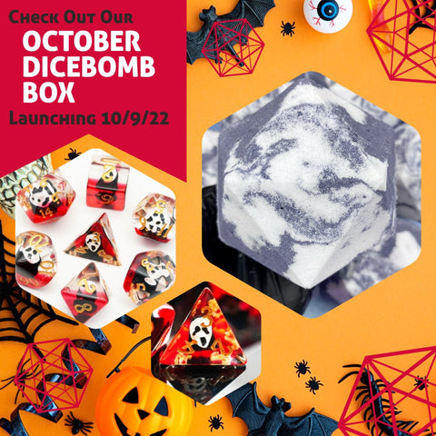 DiceBomb™ Monthly Subscription Box – Premium Dice Bath Bomb