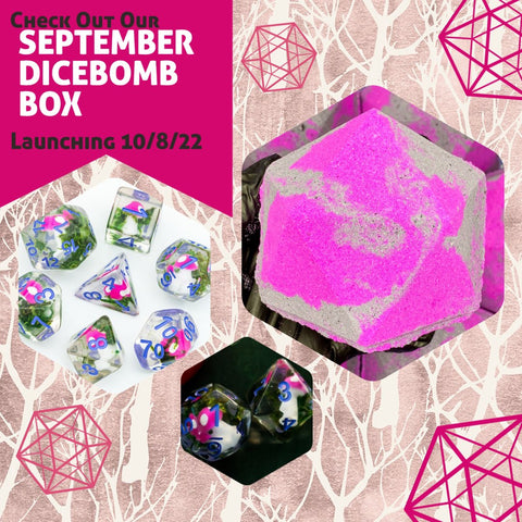 DiceBomb™ Monthly Subscription Box – Premium Dice Bath Bomb