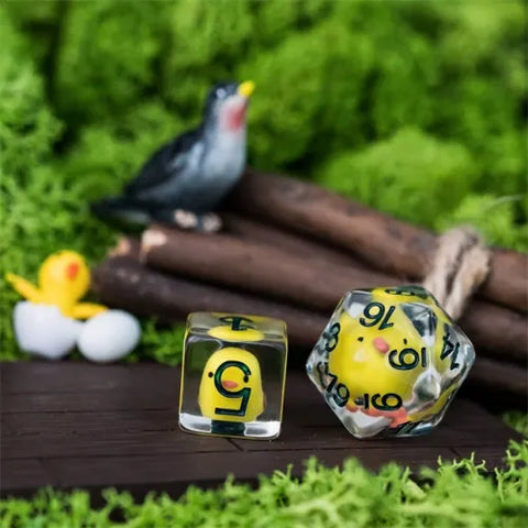 Roll and Roost | Limited Spring Giant Dice Bath Bomb with Chicken Dice Set