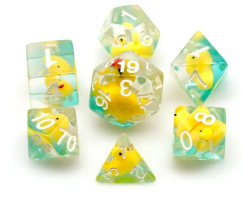 Duckie | DiceBomb™ Dice Set Inside | Raspberry Fizz Scented Bath Bomb