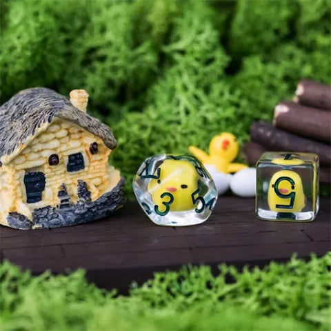 Roll and Roost | Limited Spring Giant Dice Bath Bomb with Chicken Dice Set
