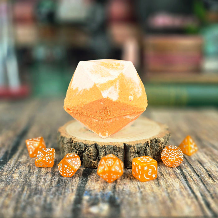 DiceBomb™ Box | Monthly DiceBomb™ Dice Set Bath Bomb Subscription | Unique Dice Bath Bomb With Full RPG Dice Inside