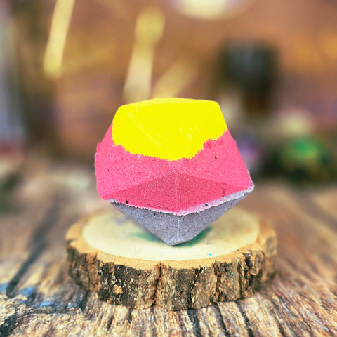 DiceBomb™ Box | Monthly DiceBomb™ Dice Set Bath Bomb Subscription | Unique Dice Bath Bomb With Full RPG Dice Inside