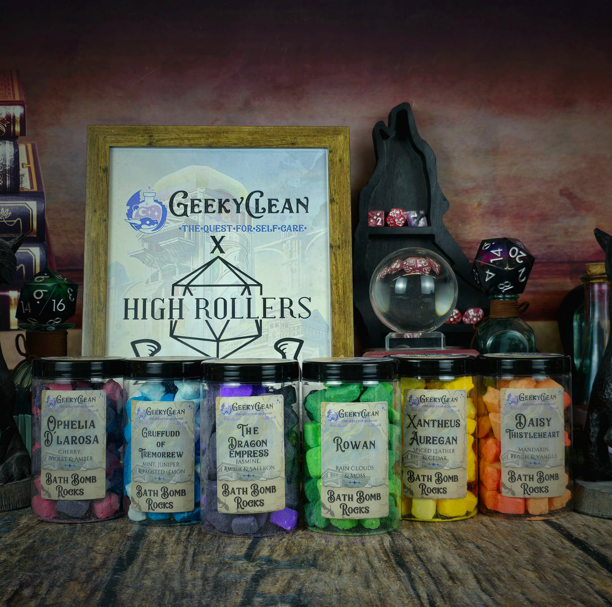 Bath Bomb Rocks Set | High Rollers Offical Altheya: The Dragon Empire Collection