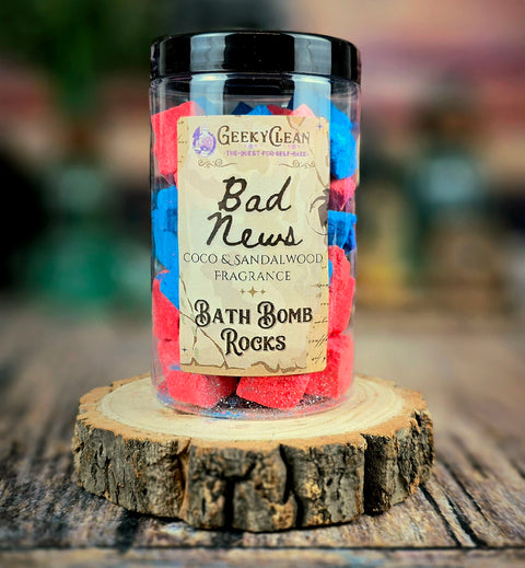 Bad News | Vox Bathina Bath Bomb | Coco and Sandalwood Scented Bath Rocks