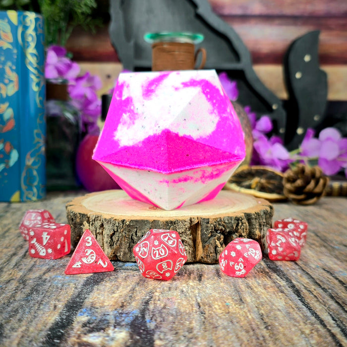 DiceBomb™ Box | Monthly DiceBomb™ Dice Set Bath Bomb Subscription | Unique Dice Bath Bomb With Full RPG Dice Inside