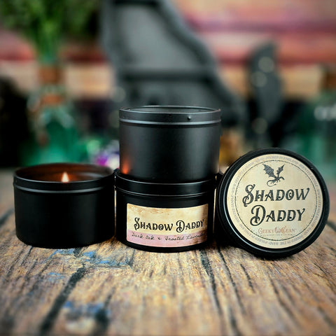 Shadow Daddy Candle | Dark Oak & Frosted Lavender | Romantasy