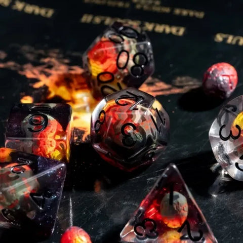DiceBomb™ Box | Monthly DiceBomb™ Dice Set Bath Bomb Subscription | Unique Dice Bath Bomb With Full RPG Dice Inside