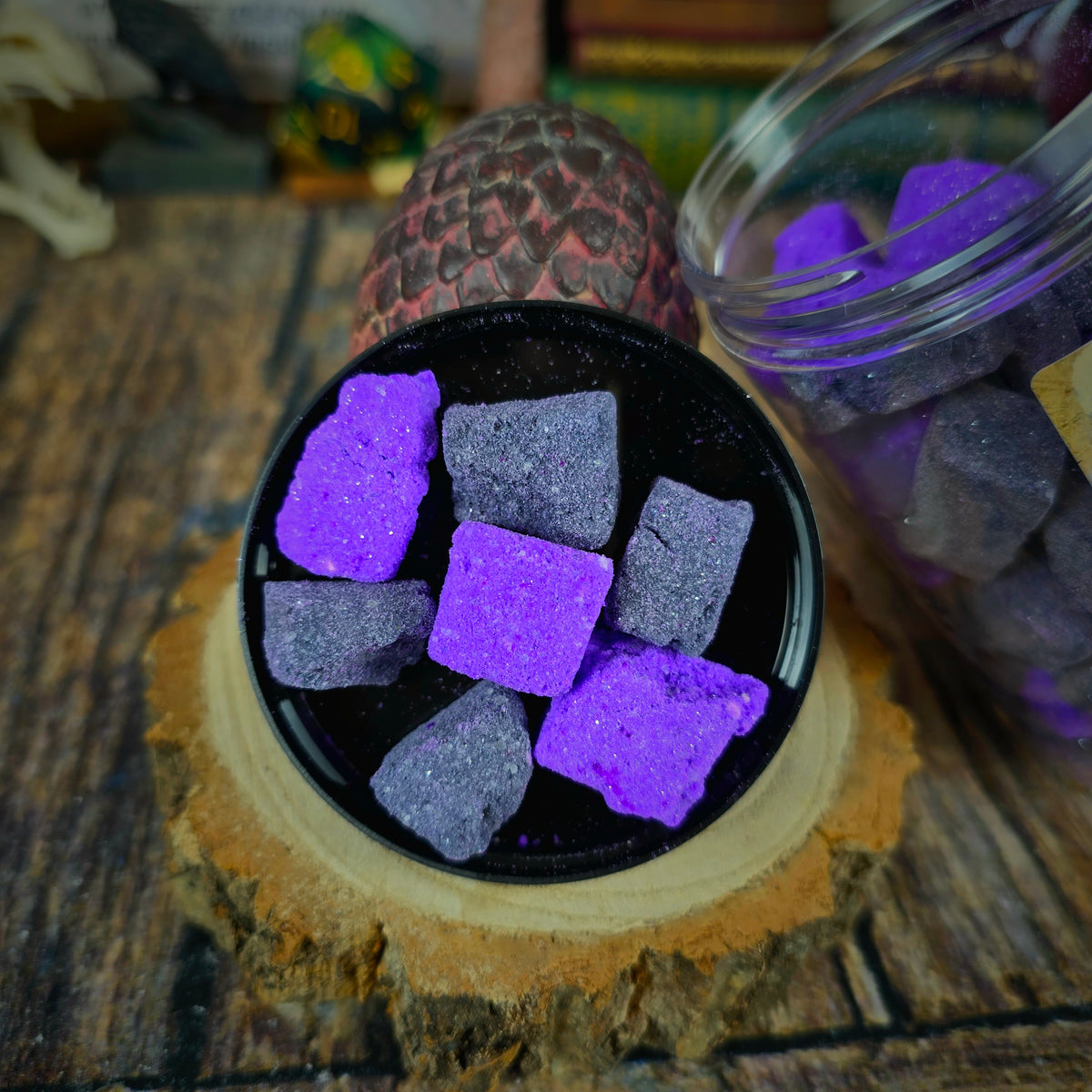 The Dragon Empress | Jasmine, Amber & Saffron Scented Bath Bomb Rocks | High Rollers Official Altheya: The Dragon Empire Collection