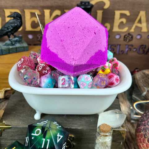 Dice Bath Bomb with Dice Inside – DiceBomb™ – Choose Your Scent