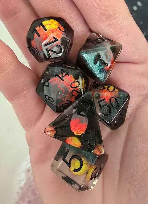 Dragonsblood DiceBomb™ | Dragonsblood Scented Dragon Egg Dice Set Bath Bomb