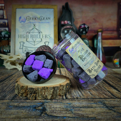 The Dragon Empress | Jasmine, Amber & Saffron Scented Bath Bomb Rocks | High Rollers Official Altheya: The Dragon Empire Collection